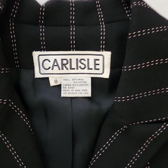 CARLISLE STRIPED BLAZER SIZE 8 - Picture 7 of 10